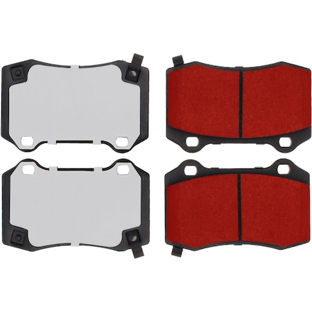 Centric Parts Pq Pro Disc Brake Pads, 500.10531 500.10531